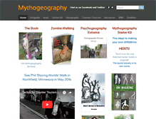 Tablet Screenshot of mythogeography.com
